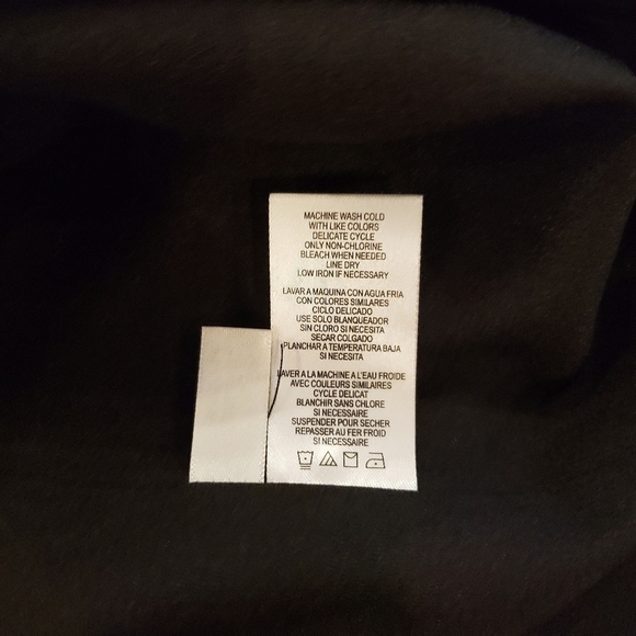 Calvin Klein Long Sleeve Cold Shoulder Blouse with Ruffles and Tie Front - Picture 11 of 12